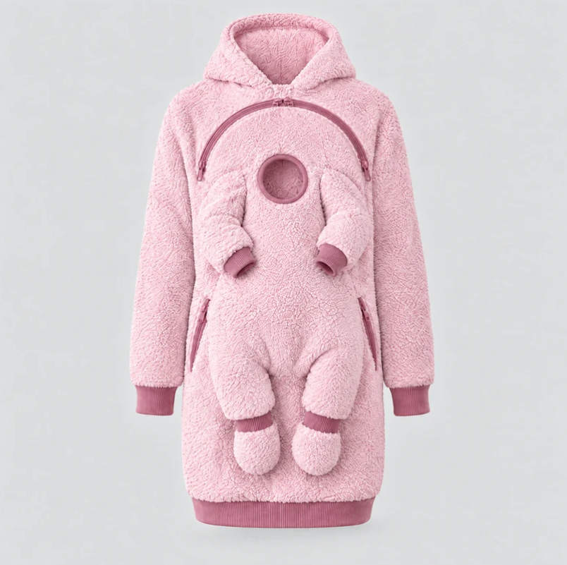 NÄHLI Hoodie mit Babyeinsatz