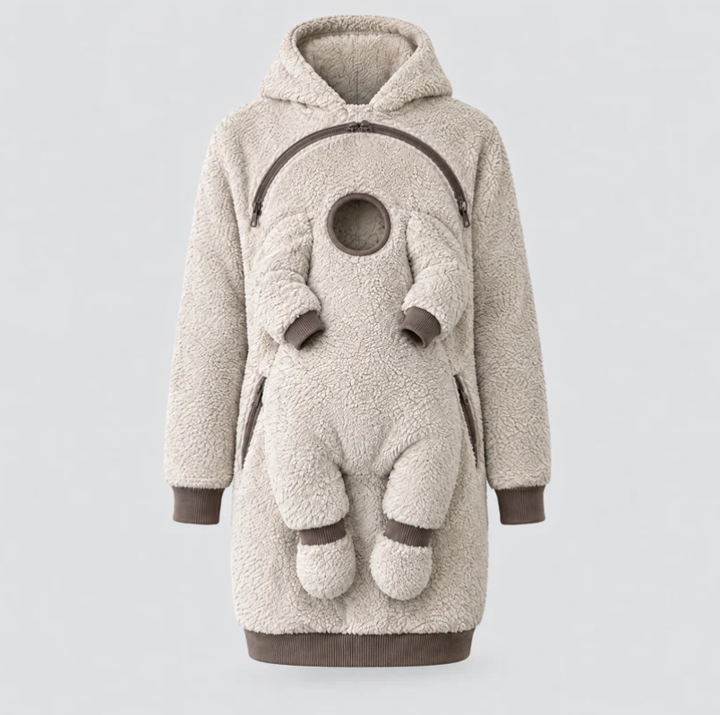 NÄHLI Hoodie mit Babyeinsatz
