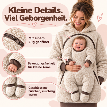 NÄHLI Hoodie mit Babyeinsatz