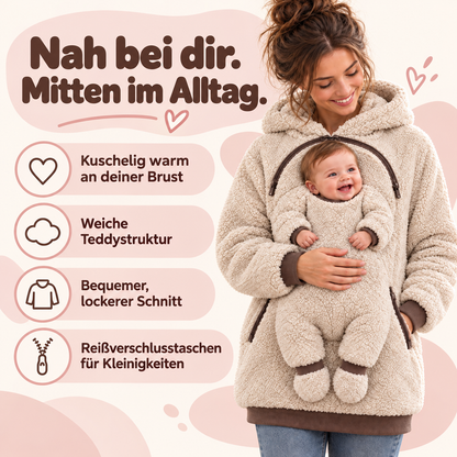 NÄHLI Hoodie mit Babyeinsatz