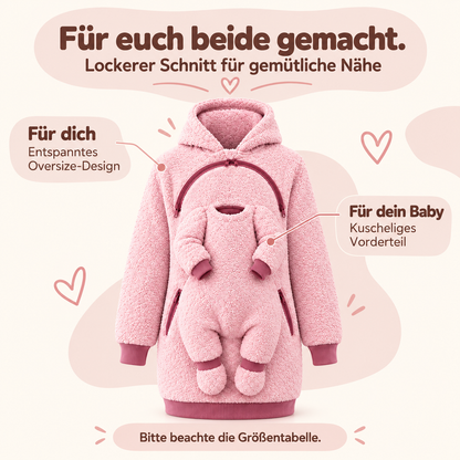 NÄHLI Hoodie mit Babyeinsatz